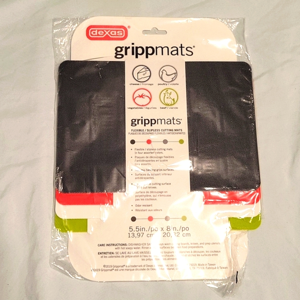Kitchen cutting mats (small)-Dexas Grippmats 5.5in. x 8in.